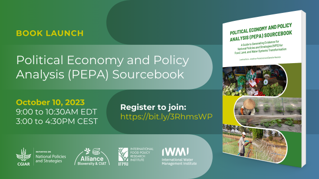 Book Launch: Political Economy and Policy Analysis (PEPA) Sourcebook