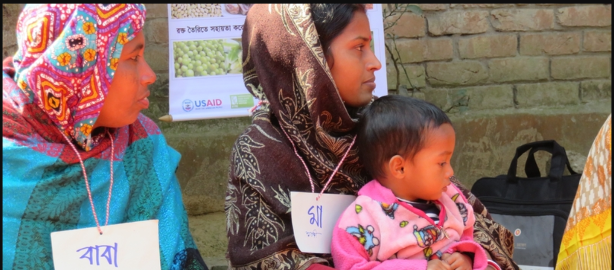 Participants in an interactive session under the ANGeL Project in Jashore, Bangladesh. Photo Credit: Julie Ghostlaw/International Food Policy Research Institute (IFPRI).