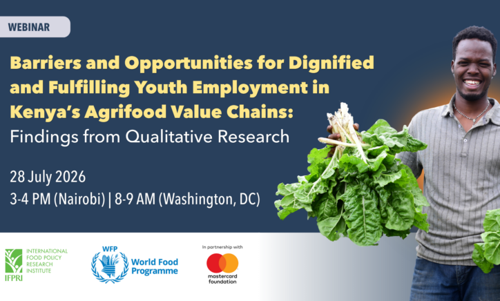 Webinar: Barriers and Opportunities for Dignified and Fulfilling Youth Employment in Kenya’s Agrifood Value Chain